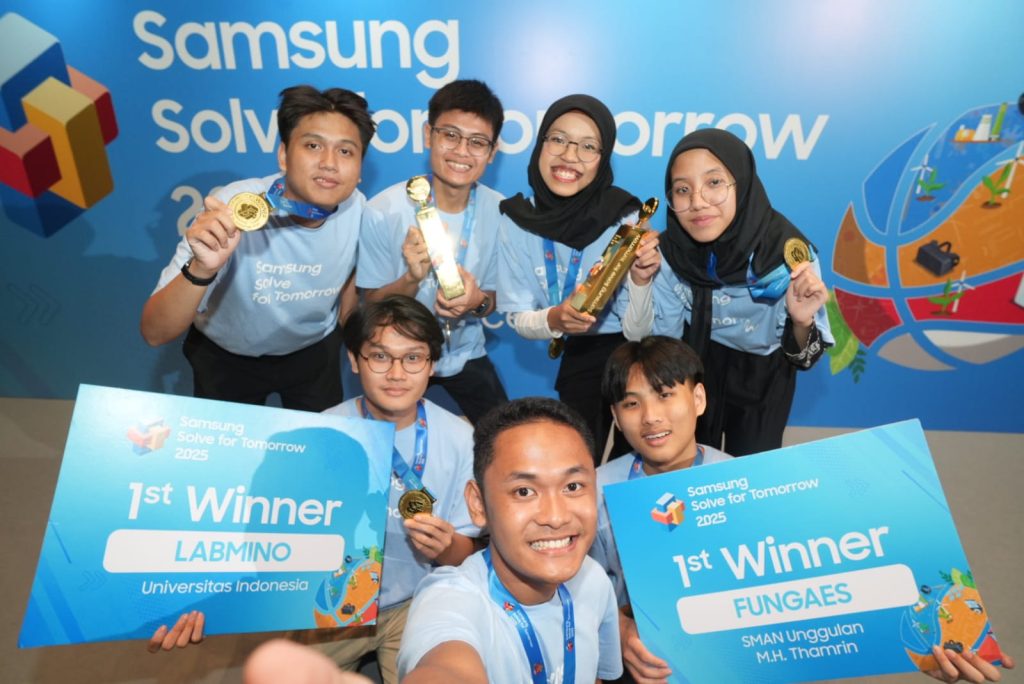 Juara Pertama Samsung Solve for Tomorrow 2025 dari Kategori SMA_SMK_MA dan Kategori Pergu