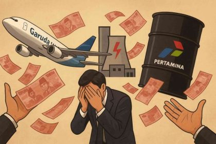 Uang Kita Terbang Bersama Garuda, Terbakar di PLN, dan Menguap di Pertamina