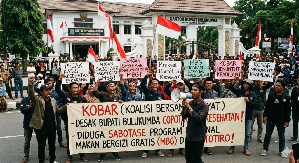 KOBAR Desak Bupati Bulukumba Copot Kadis Kesehatan, Dapur MBG Diduga Dekat Kandang Ayam