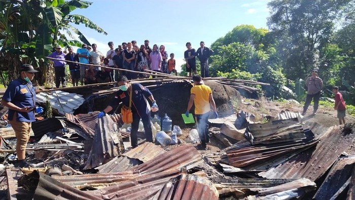 Gubuk Terbakar di Antang, Pemulung Ditemukan Tewas Tinggal Kerangka